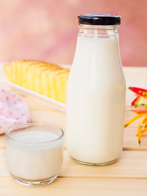 Etiketten Auf Glas Kleben Mit Milch