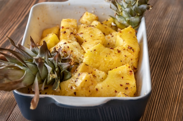 Gebackene ananas | Premium-Foto
