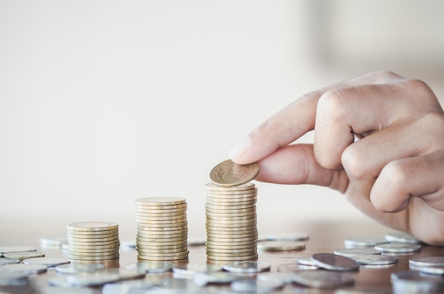 Geld sparen konzept Premium Fotos