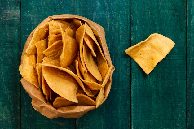 Großaufnahme von tortillachips Kostenlose Fotos