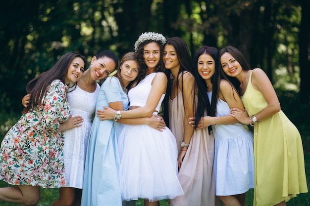 Kostenlose Foto Hen Party Draussen Im Park