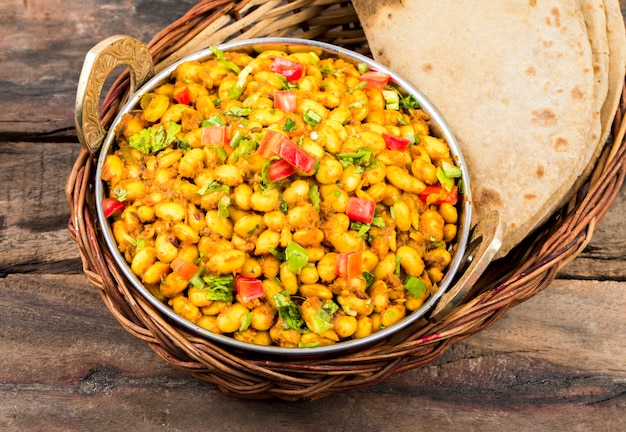 Indische küche rajma masala essen | Premium-Foto