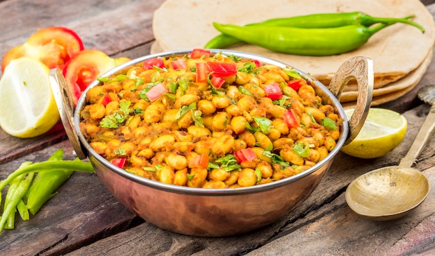 Indische küche rajma masala essen | Premium-Foto