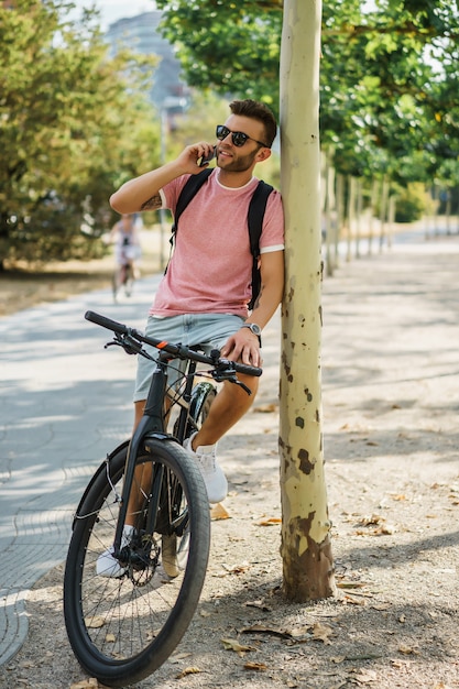 Auf Einem Fahrrad