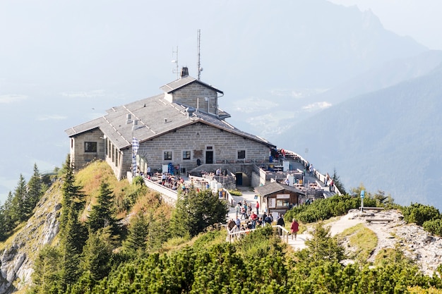 Kehlstein und eagles nisten in den bayerischen alpen Premium Fotos