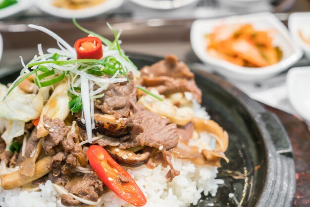  Koreanisch  traditionelles essen  Kostenlose Foto