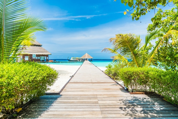 Maldives haus exotische reise meer | Kostenlose Foto