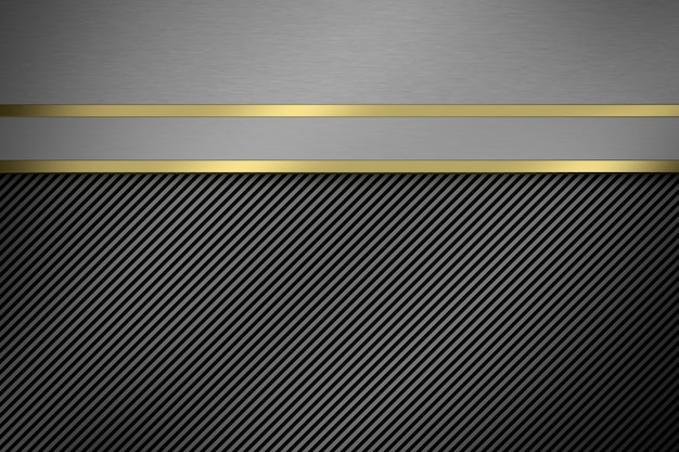 Metall hintergrund. 3d-rendering. Premium Fotos