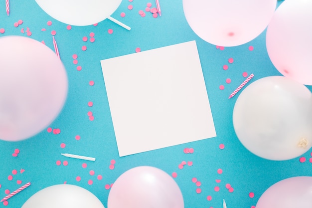 Kostenlose Foto Party Oder Geburtstagsbanner Mit Platz Fur Text