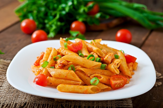 Penne Arrabiata Mit Huhn — Rezepte Suchen