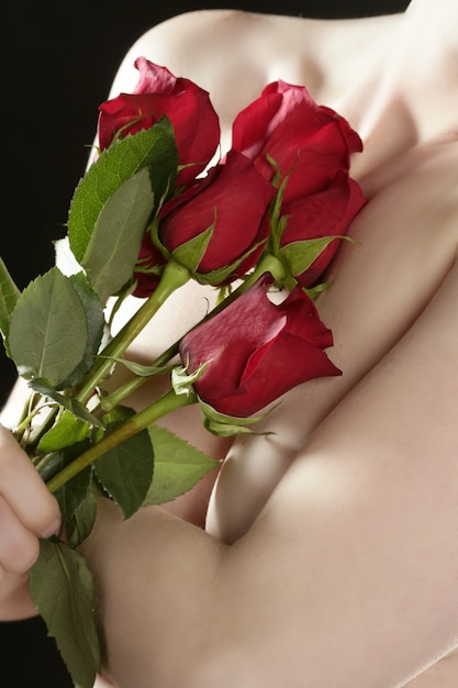 Rote rosen nackt