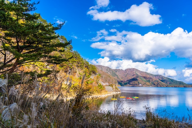 Schone Landschaft Um Den See Kawaguchiko Kostenlose Foto