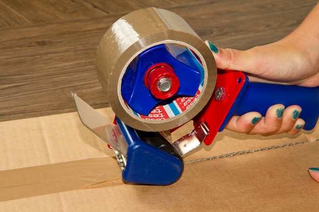 Scotch zu packen Premium Fotos