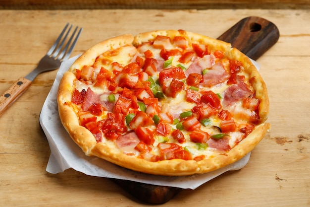 Speck Huhn Pizza Kostenlose Foto