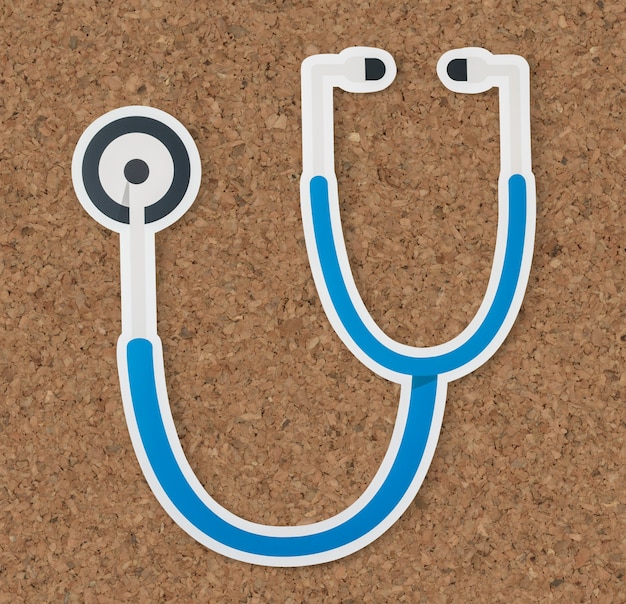 Stethoskop gesundheit und krankenhaus symbol Kostenlose Fotos