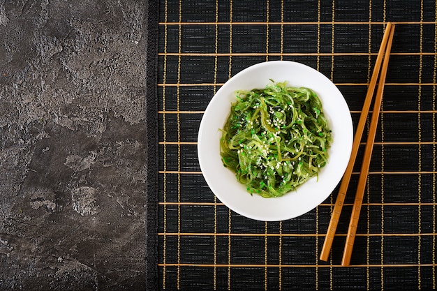 Traditionelles Japanisches Essen Draufsicht Flach Liegen Kostenlose Foto