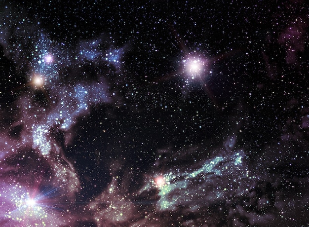 Universum hintergrund Premium Fotos