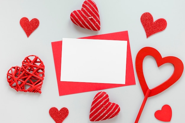 Valentinstag Papier Mit Herzen Kostenlose Foto