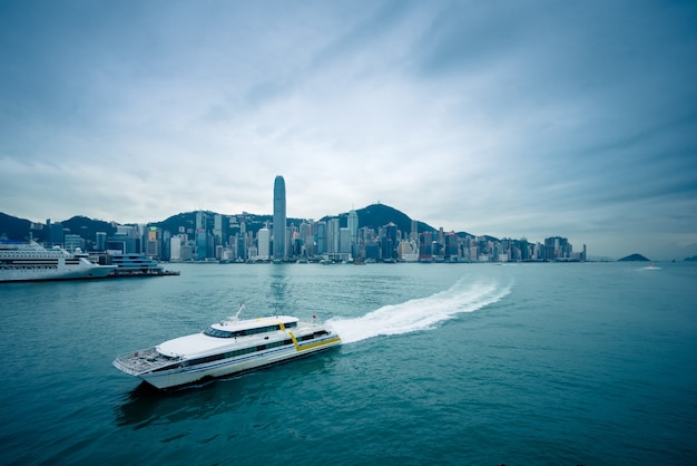 Victoria hafen von hong kong | Kostenlose Foto