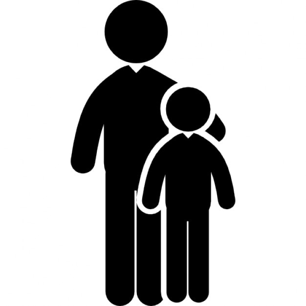 Adult and child males Icons | Free Download