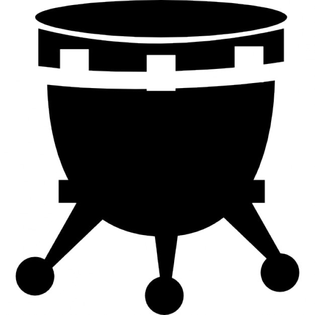 African drum with stand Icons | Free Download