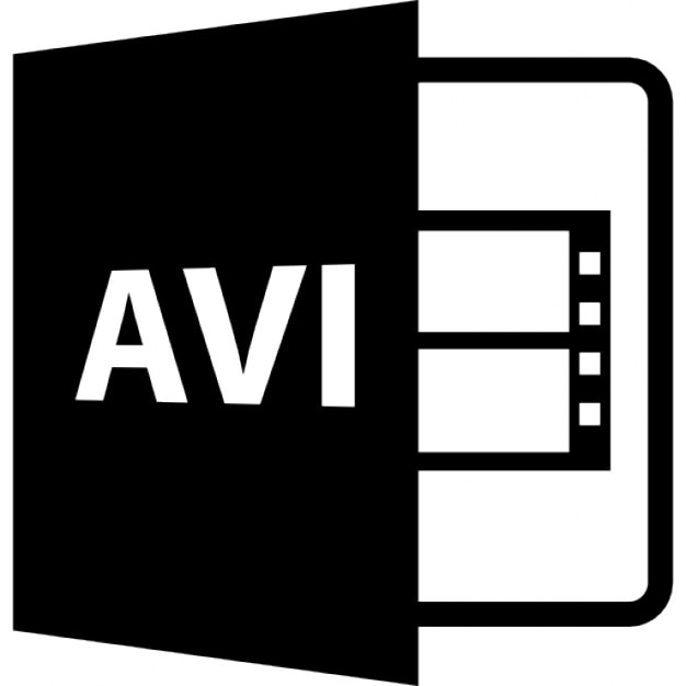 Avi video file format symbol Icons | Free Download