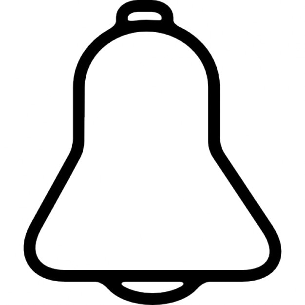 Bell outline interface symbol Icons | Free Download