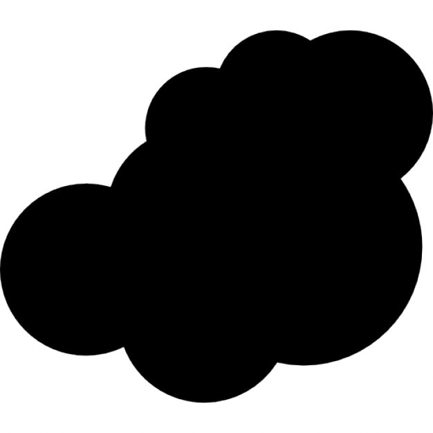 Black cloud Icons | Free Download