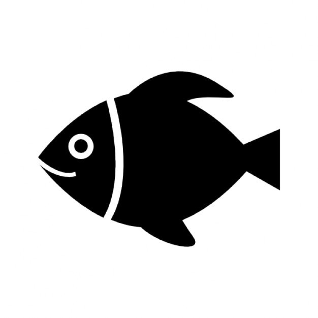 Download Free Icon | Black fish sketch vector