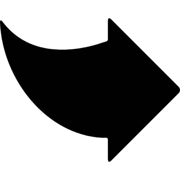 Black right arrow Free Icon