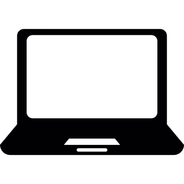 Blank laptop computer screen Icons | Free Download