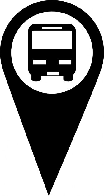 Free Icon | Bus stop geolocalization