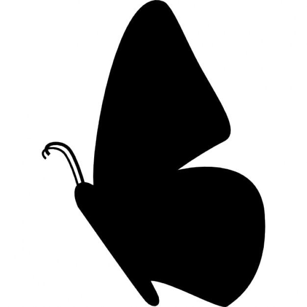 Download Butterfly side view shape Icons | Free Download