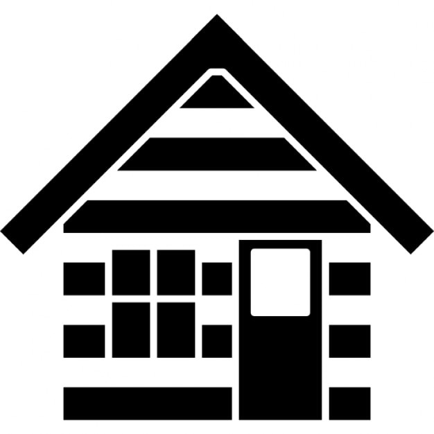 Cabin house outline Icons | Free Download