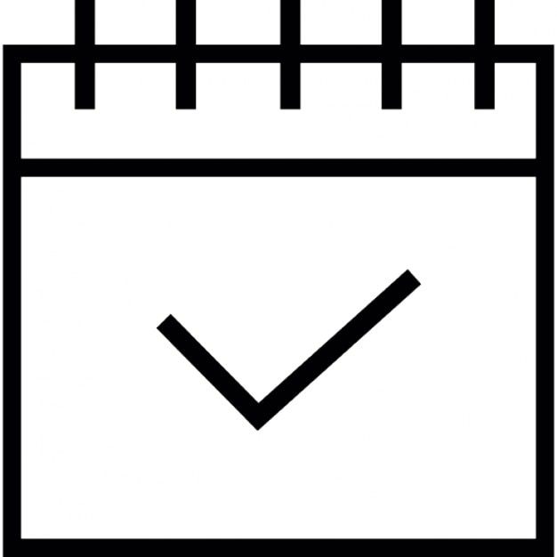 calendar tick ios 7 interface symbol_318 38732