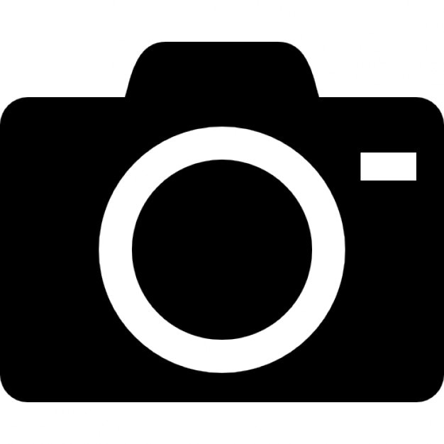 Camera with lens outline Icons | Free Download