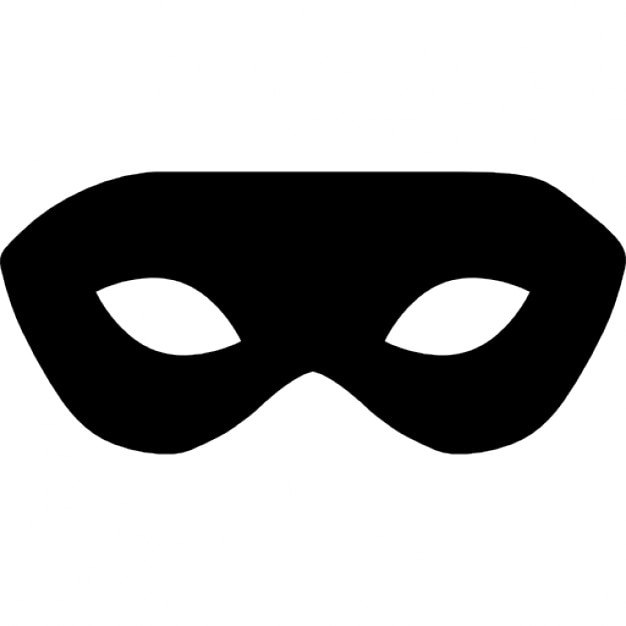 Carnival black mask for males Icons | Free Download