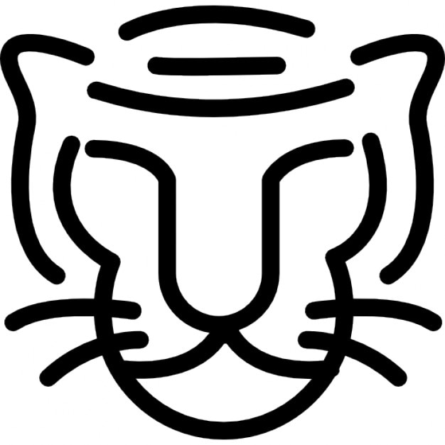 Download Cat face outline Icons | Free Download