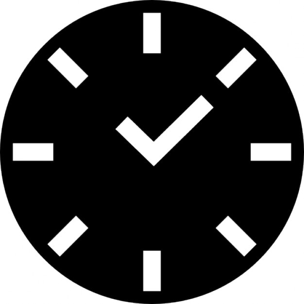 View Clock App Icon Png Black Background