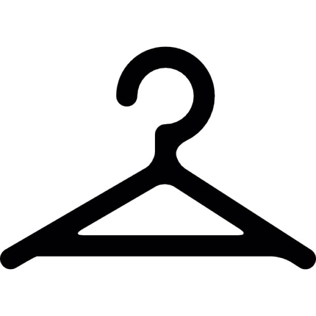 Clothes hanger outline Icons | Free Download