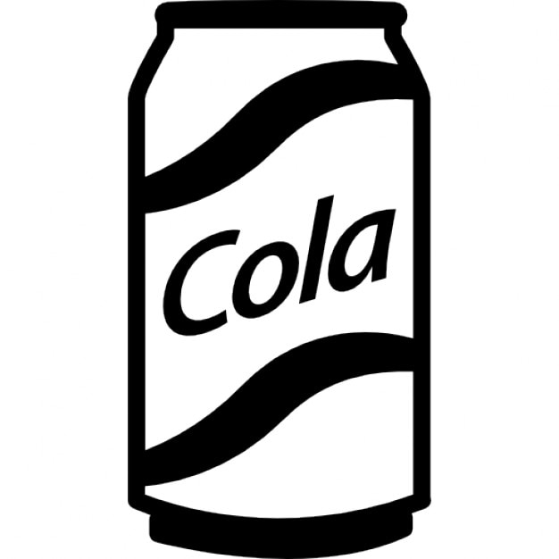 Coca Cola Can Outline