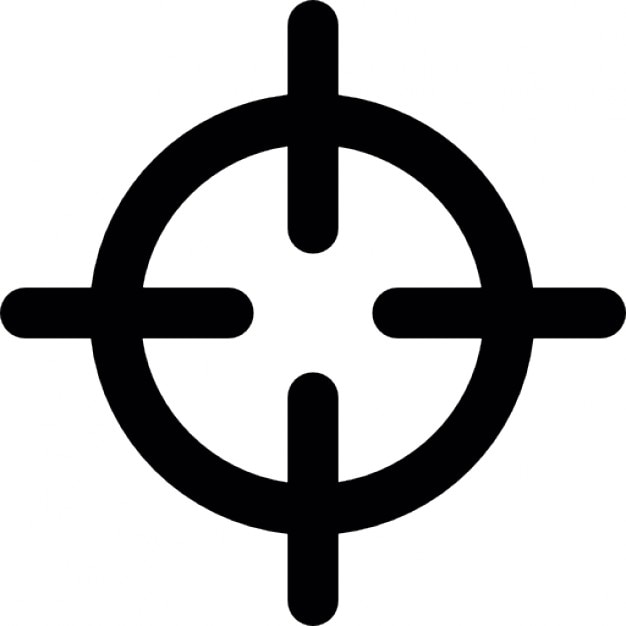 Crosshair Circle With Four Lines Icons Free Download   Crosshair Circle With Four Lines 318 36114 