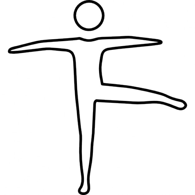 Dancer outline Icons | Free Download