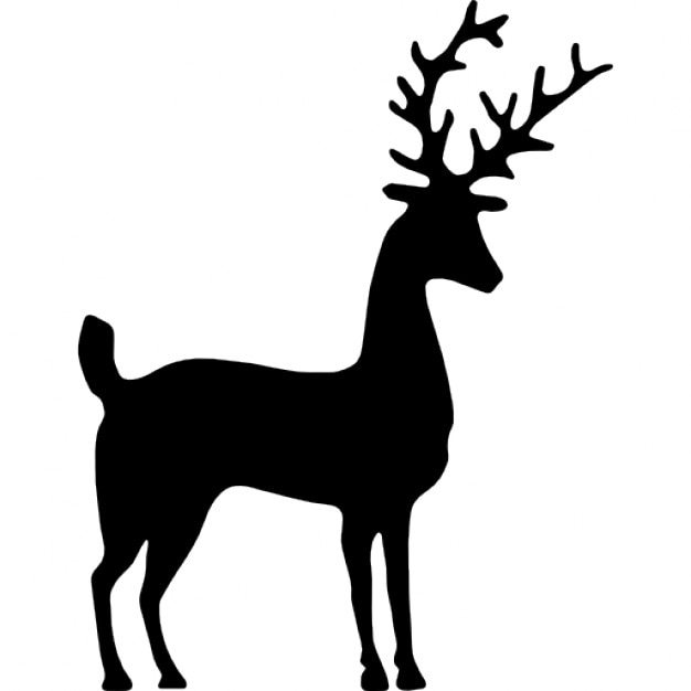 Deer silhouette Icons | Free Download