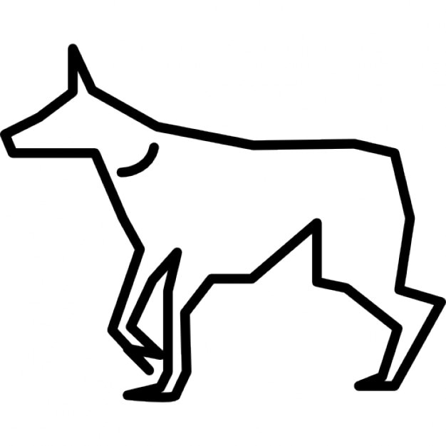 Dog outline Icons | Free Download