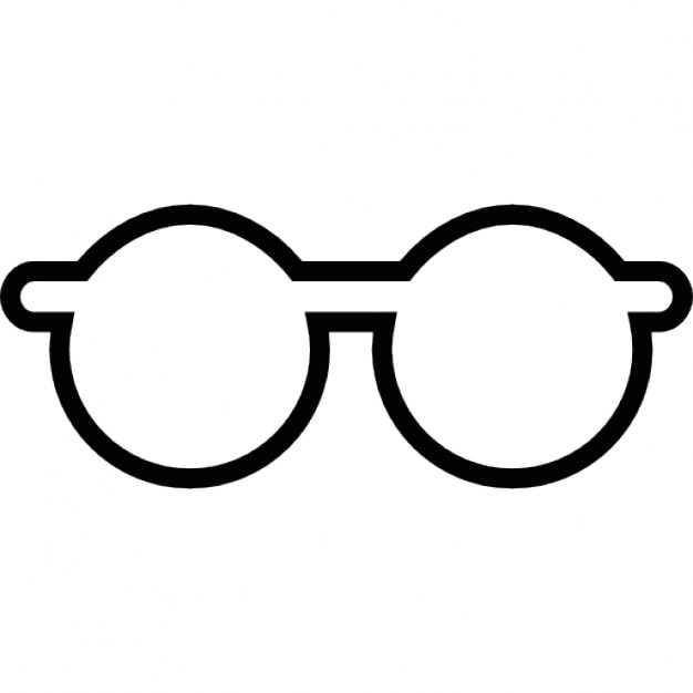 Eyeglasses outline Icons | Free Download