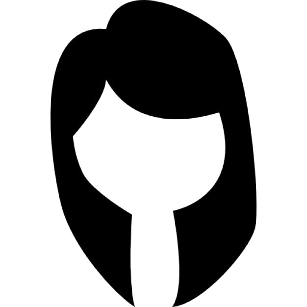 Female black hair Icons | Free Download