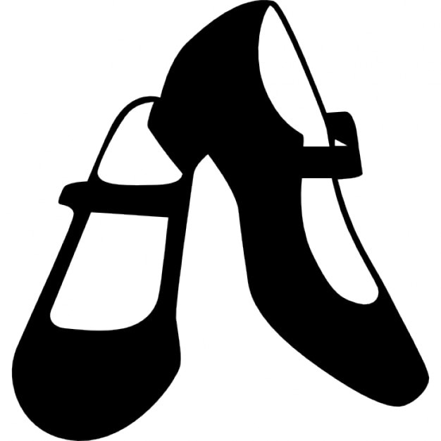 Female flamenco dancer shoes Icons | Free Download