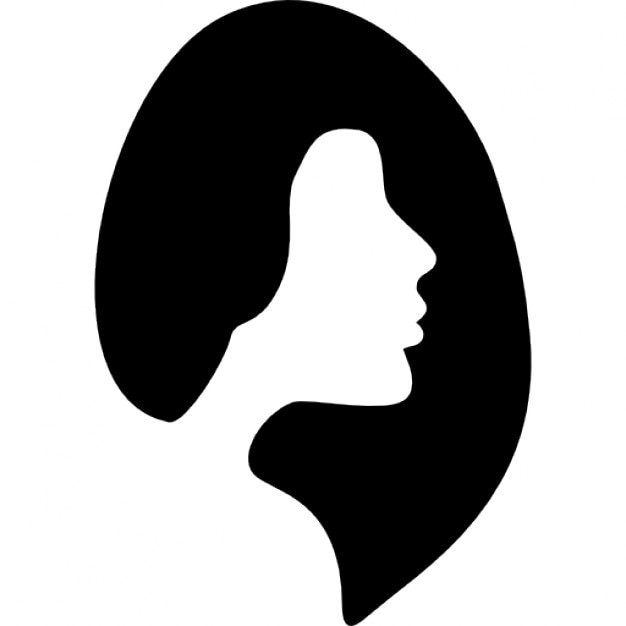 Female hair salon symbol Icons | Free Download