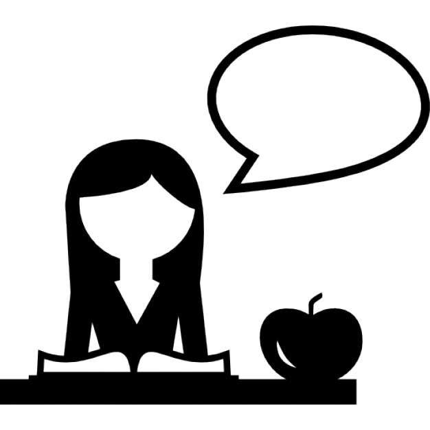 Download Female teacher reading a book Icons | Free Download